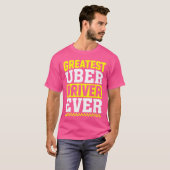 Grootste Uber-chauffeur ooit Uber-chauffeur Grappi T-shirt (Voorkant volledig)