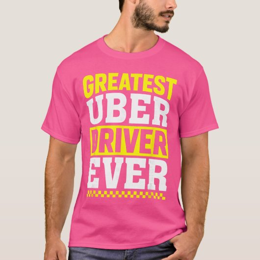 Grootste Uber-chauffeur ooit Uber-chauffeur Grappi T-shirt (Voorkant)