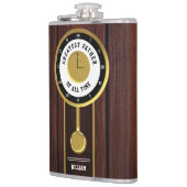 Grootste Vader aller tijden Grootvader Klok Heupfles (Links)