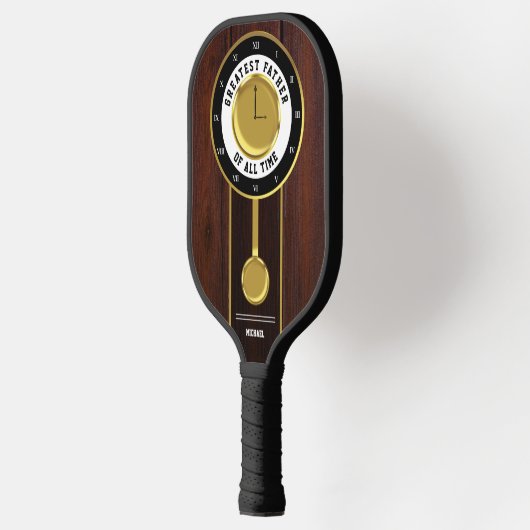 Grootste Vader aller tijden Grootvader Klok Pickleball Paddle (Links)
