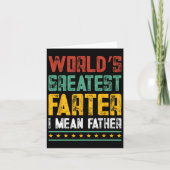 Grootste vader bedoel ik Vaders Dag Papa Funn Kaart (Voorkant)