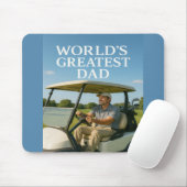 Grootste vader ter wereld - Golfkar Cruise Muismat (Met muis)