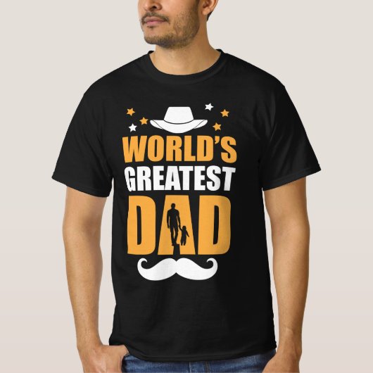 Grootste vader ter wereld: het beste van het beste t-shirt (Voorkant)