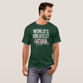Grootste vader ter wereld jongen t-shirt (Voorkant volledig)