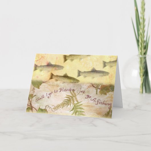 GROOTSTE VADERDAG GEDICHT VIST GROET KAART (Voorkant)