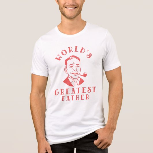 Grootste Vaderdag ter wereld: klassieke Vaderdag Tri-Blend Shirt (Voorkant)