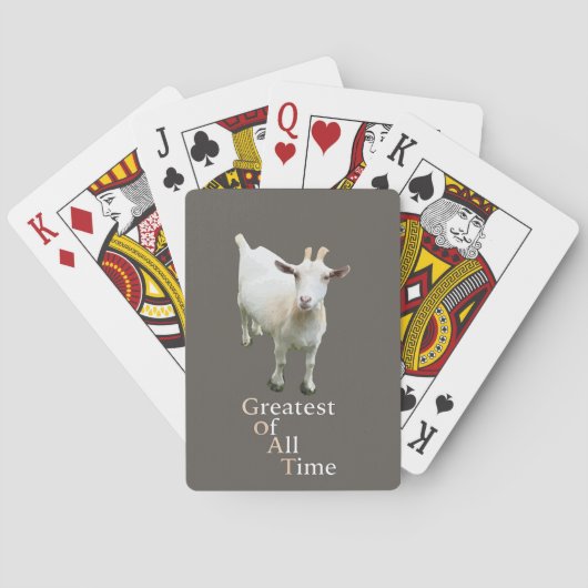 Grootste van alle tijden Geit Pokerkaarten (Achterkant)