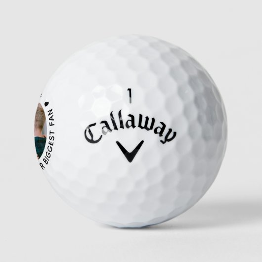 Grootste ventilator - DADDY - Persoonlijke fotokal Golfballen (Logo)