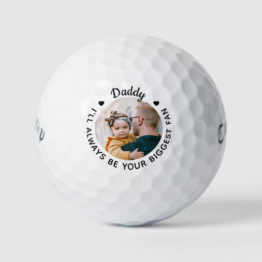 Grootste ventilator - DADDY - Persoonlijke fotokal Golfballen (Voorkant)