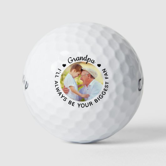 Grootste ventilator - GRANDPA - Golfer - Persoonli Golfballen (Voorkant)