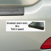 Grootste verhaal ooit, Bro Bijbel Bumpersticker (Op auto)