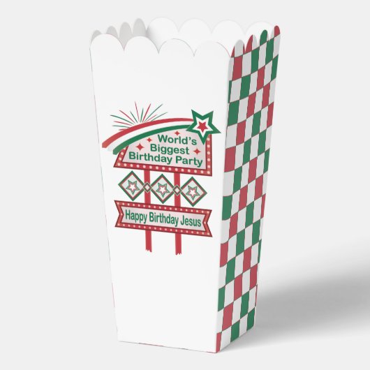 Grootste verjaardagsfeesttent ter wereld bedankdoosjes (Achterkant)