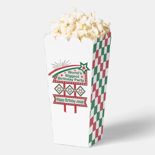 Grootste verjaardagsfeesttent ter wereld bedankdoosjes (Popped)