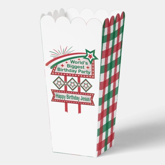 Grootste verjaardagsfeesttent ter wereld bedankdoosjes (Achterkant)