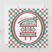 Grootste verjaardagsfeesttent ter wereld kaart (Voorkant)