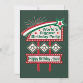 Grootste verjaardagsfeesttent ter wereld kaart (Voorkant)