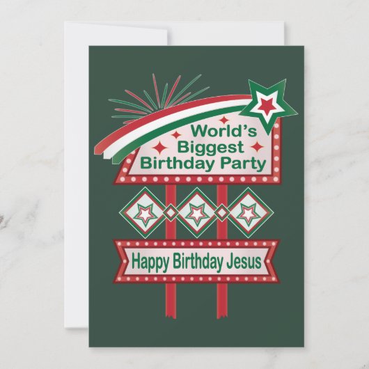 Grootste verjaardagsfeesttent ter wereld kaart (Voorkant)