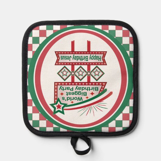 Grootste verjaardagsfeesttent ter wereld pannenlap (Voorkant)