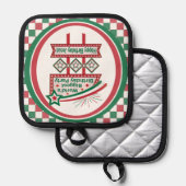 Grootste verjaardagsfeesttent ter wereld pannenlap (Voorkant / Achterkant)