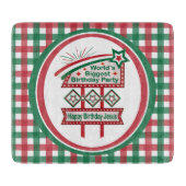 Grootste verjaardagsfeesttent ter wereld snijplank (Voorkant)