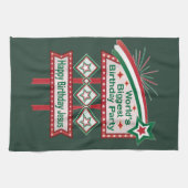 Grootste verjaardagsfeesttent ter wereld theedoek (Horizontaal)