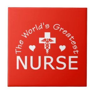 Grootste verpleegkundige tegel, aanpasbaar tegeltje