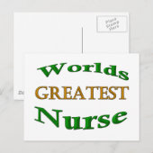 Grootste verpleegster briefkaart (Voorkant / Achterkant)