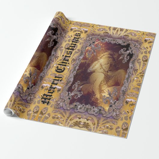 Grootste Victoriaans cadeau (60 voet) Cadeaupapier (Uitgerold)