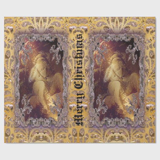 Grootste Victoriaans cadeau (60 voet) Cadeaupapier (Vlak)