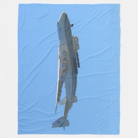 GROOTSTE VLIEGTUIG TER WERELD (Antonov AN-225 MRIY Fleece Deken (Voorkant)