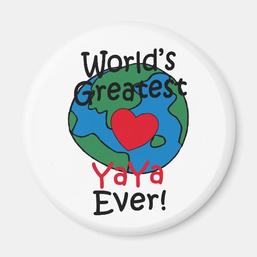 Grootste YaYa Hart ter Wereld Magneet (Voorkant)