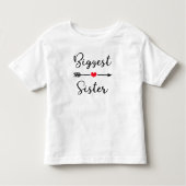 Grootste zusje ~ zusje Design Kinder Shirts (Voorkant)