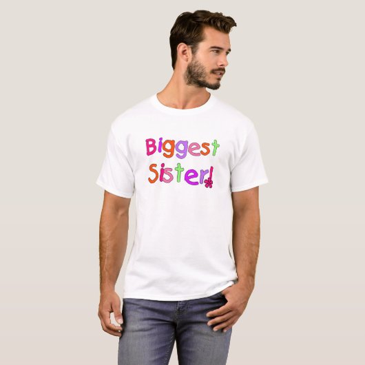 Grootste zuster T-shirts en cadeautjes (Voorkant volledig)