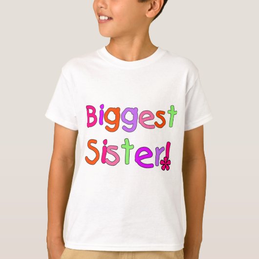 Grootste zuster T-shirts en cadeautjes (Voorkant)