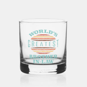 Grootste zwager ter wereld whisky glas