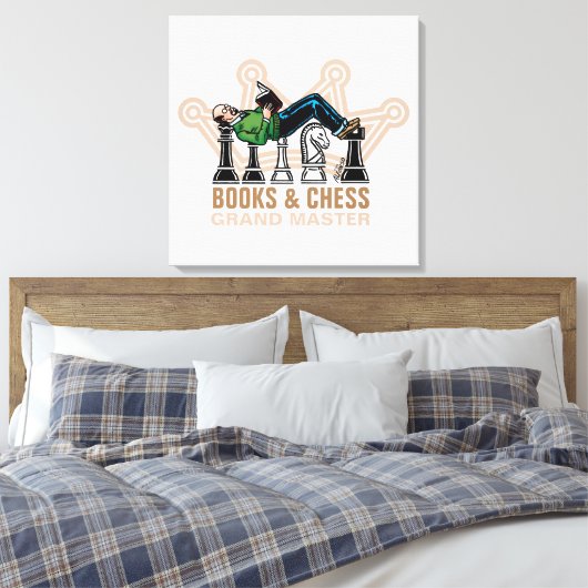 Grootstramienstalletcanvas afdrukken (Insitu (Slaapkamer))