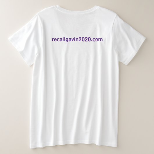 Grootte 1x tot 4x plus grootte T-Shirt (Design achterkant)