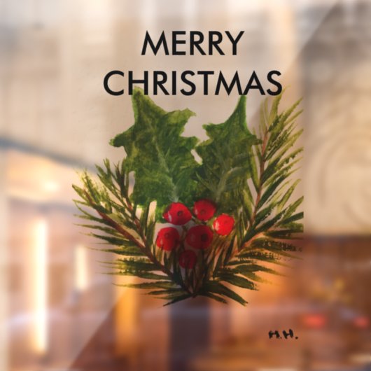 Grootte: 20 x 30 inch, stijl: gedeeltelijk transpa raamsticker (Vel 2)