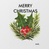 Grootte: 20 x 30 inch, stijl: gedeeltelijk transpa raamsticker (Vel)