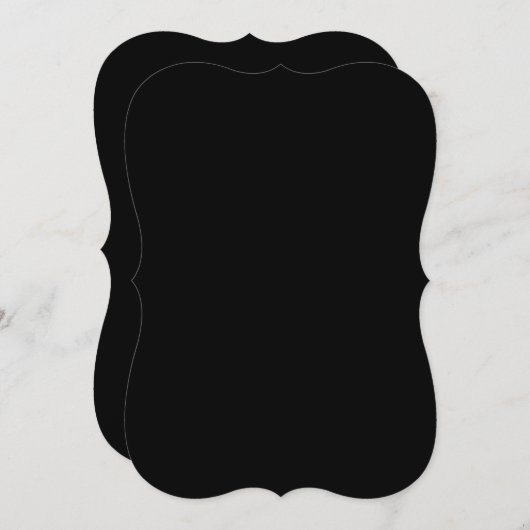 Grootte: 5 inch x 7 inch Uitnodiging / Platte Kaar (Voorkant / Achterkant)