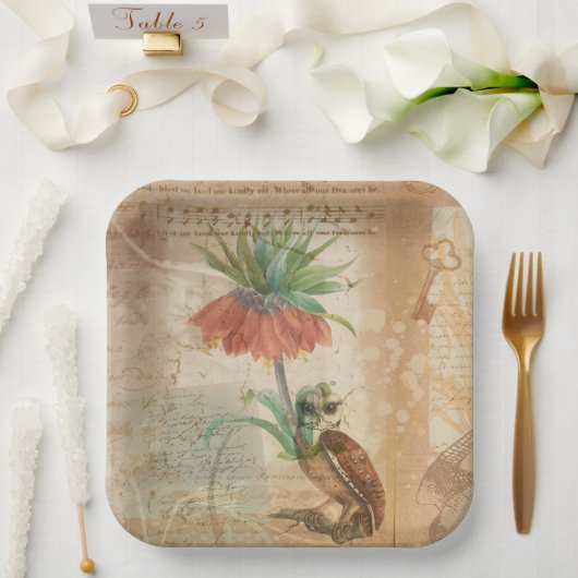 Grootte: 9-inch papieren Borden Bordje (Huwelijk)