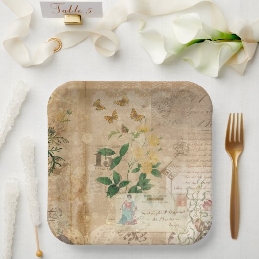 Grootte: 9-inch papieren Borden Bordje (Huwelijk)