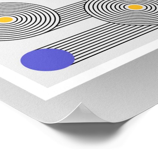 Grootte A4 Bauhaus Art Poster 10.1 (Hoek)