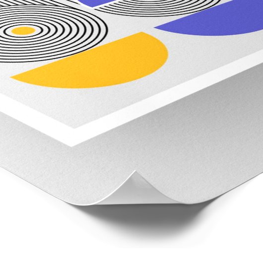 Grootte A4 Bauhaus Art Poster 10.2 (Hoek)