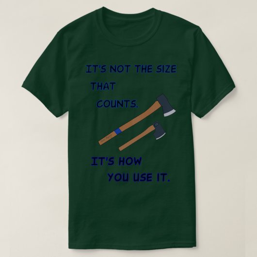 Grootte aantal t-shirt (Design voorkant)