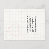 Grootte Briefkaart Word Search Valentijnsdag (Achterkant)