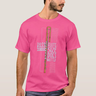 Grootte doet ertoe - basfluit t-shirt