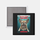 Grootte doet het niet ... angst doet! Sticker Magneet (Voorkant / Achterkant)