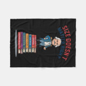 Grootte doet het niet fleece deken (Voorkant (Horizontaal))