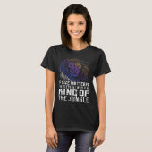 Grootte Dont Matter Koele Leeuw Jiu Jitsu T-shirt (Voorkant volledig)
